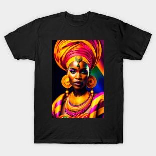 Colorful tribal queen 1 T-Shirt